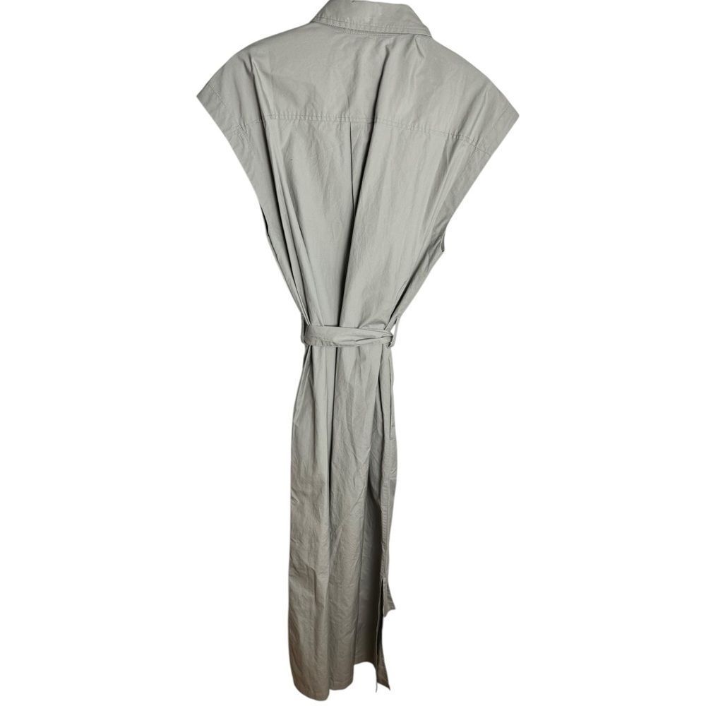 Everlane Sage Green Button-Front Midi Shirtdress - Picture 7 of 11